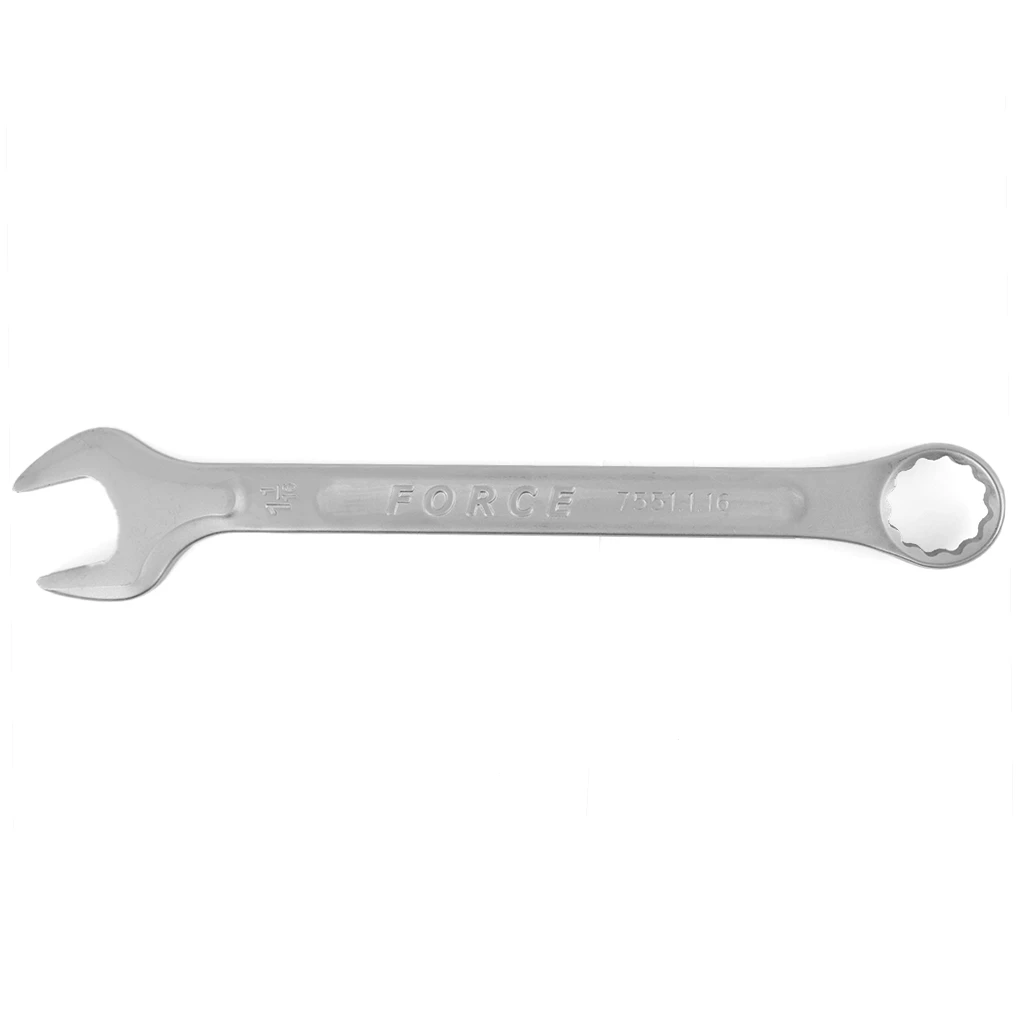 Force 1-1/16" X 310mm Imperial Combination Spanner - 7551.1.16 1 Force 1-1/16" X 310mm Imperial Combination Spanner - 7551.1.16