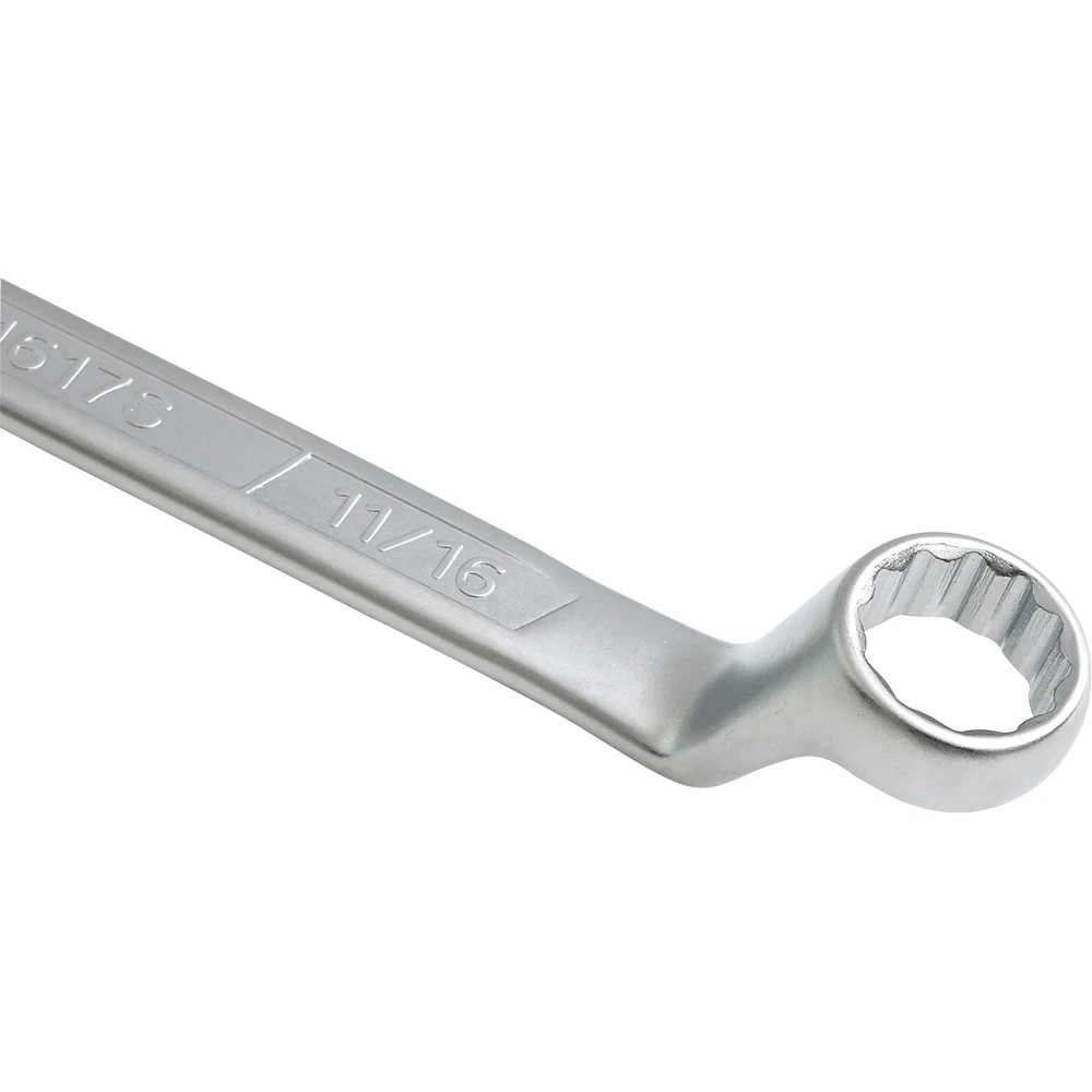 Force 5/8" X 11/16" Offset Ring Spanner Imperial - 7591617S 2 Force 5/8" X 11/16" Offset Ring Spanner Imperial - 7591617S - Image 2
