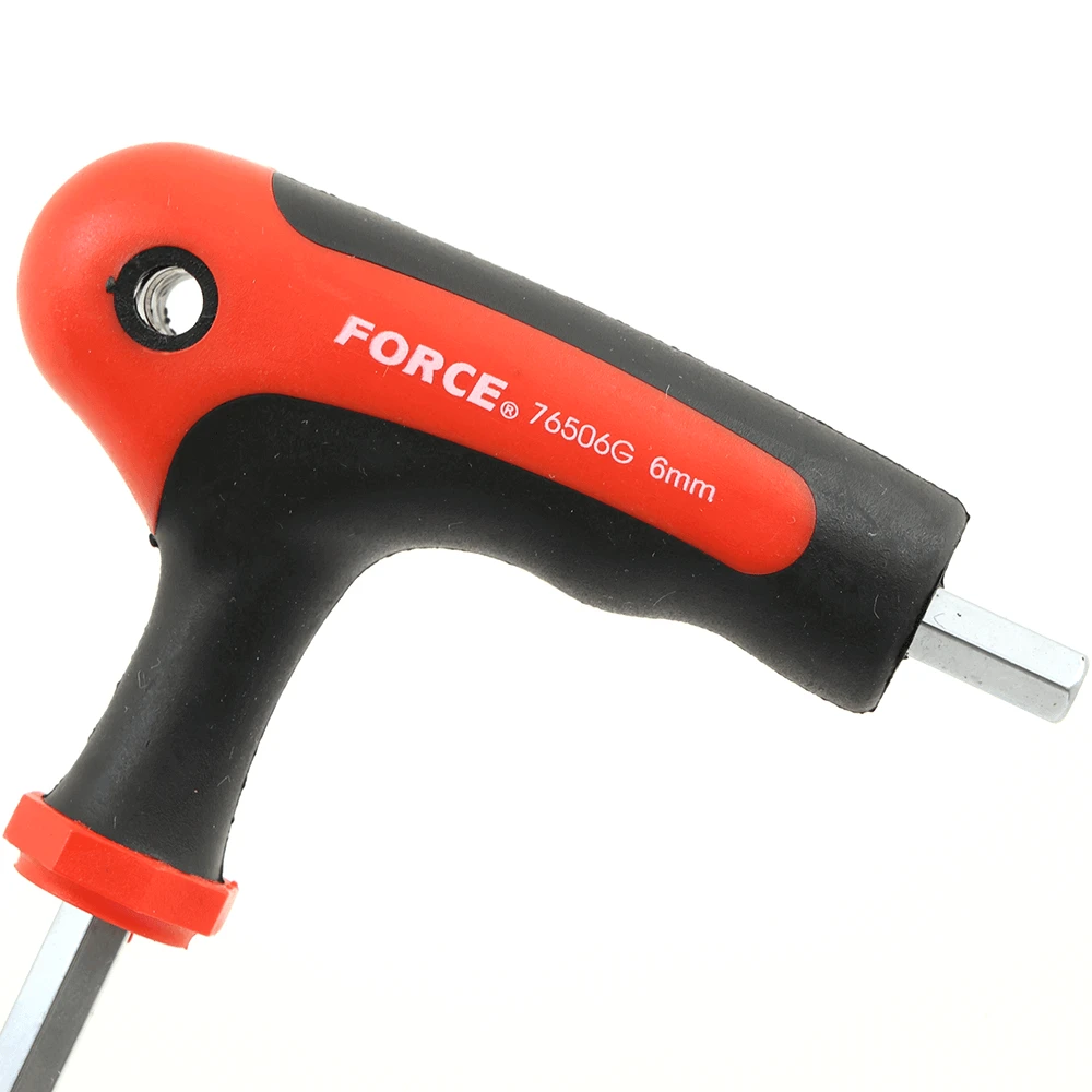 Force 6mm T-Handle Metric Balldrive Hex Key - 76506G 2 Force 6mm T-Handle Metric Balldrive Hex Key - 76506G - Image 2