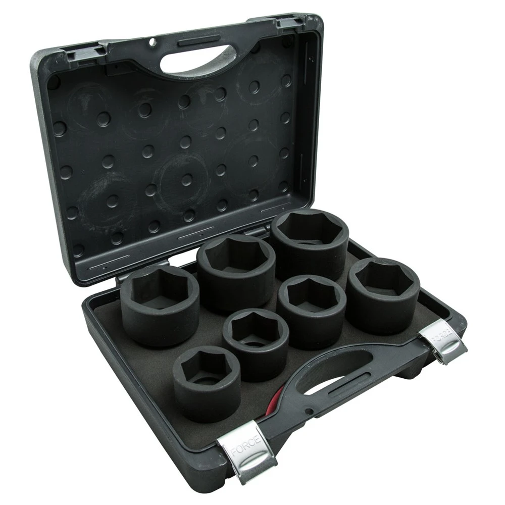 Force 1" Drive 7 Piece Metric Impact Socket Set - 8071 1 Force 1" Drive 7 Piece Metric Impact Socket Set - 8071