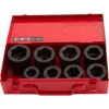 Force 1" Drive 8 Piece Imperial Impact Socket Set - 8081S