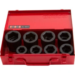 Force 1" Drive 8 Piece Imperial Impact Socket Set - 8081S