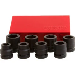 Force 1" Drive 8 Piece Imperial Impact Socket Set - 8081S 13 Force 1" Drive 8 Piece Imperial Impact Socket Set - 8081S -Hand Tool Shop 8081s 1 65394.1697458110