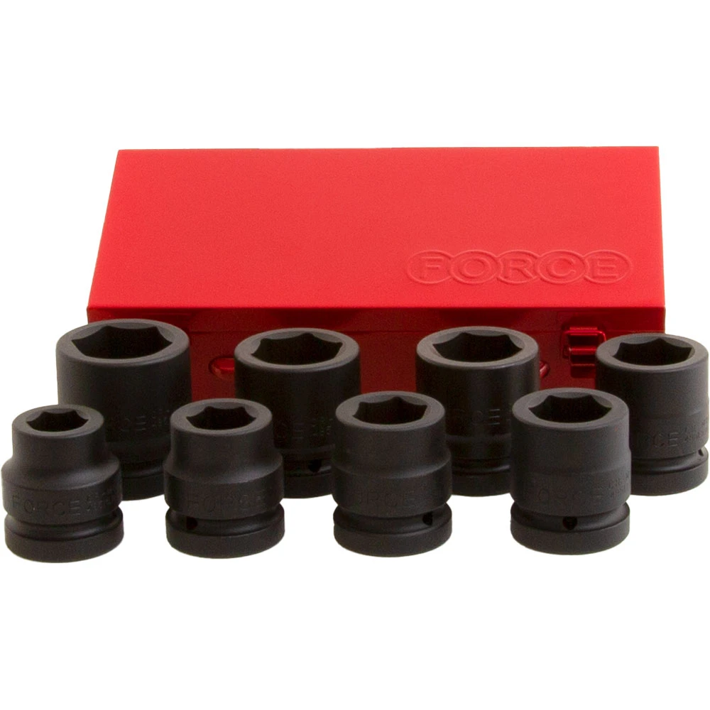 Force 1" Drive 8 Piece Imperial Impact Socket Set - 8081S 7 Force 1" Drive 8 Piece Imperial Impact Socket Set - 8081S - Image 7