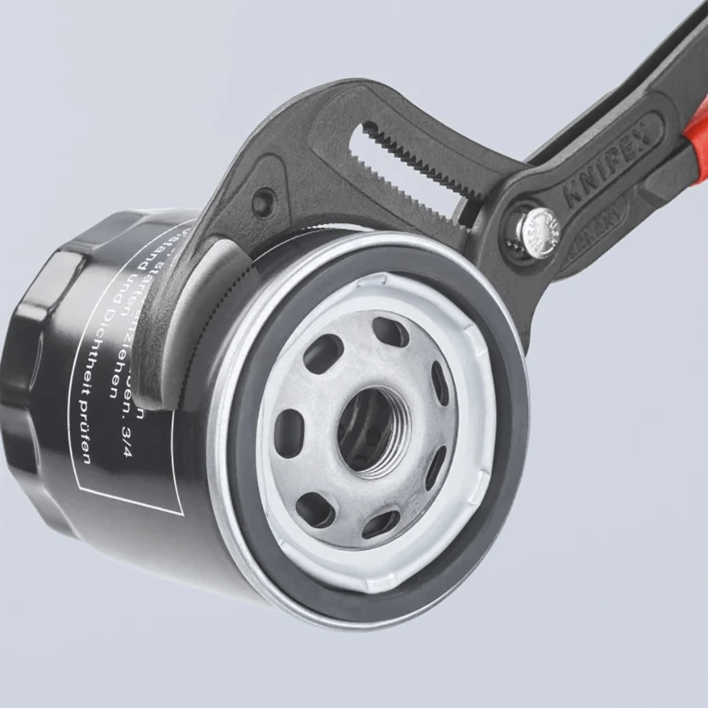 Knipex 250mm Serrated Jaws Siphon & Connector Pliers - 8101250 2 Knipex 250mm Serrated Jaws Siphon & Connector Pliers - 8101250 - Image 2