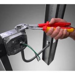 Knipex 1000V Insulated 250mm Tethered Cobra High-Tech Water Pump Pliers - 8726250T -Hand Tool Shop 87 26 250 t app 1 69217.1697458124