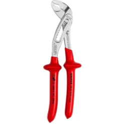 Knipex 1000V Insulated 250mm Chrome Alligator Water Pump Pliers - 8807250