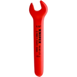 Knipex 1000V Insulated 1/2" Imperial Open Ended Spanner - 98001/2"