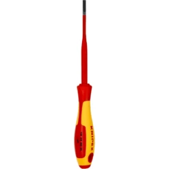 Knipex 1000V Insulated 4.0mm X 202mm Slotted Screwdriver - 982040SL