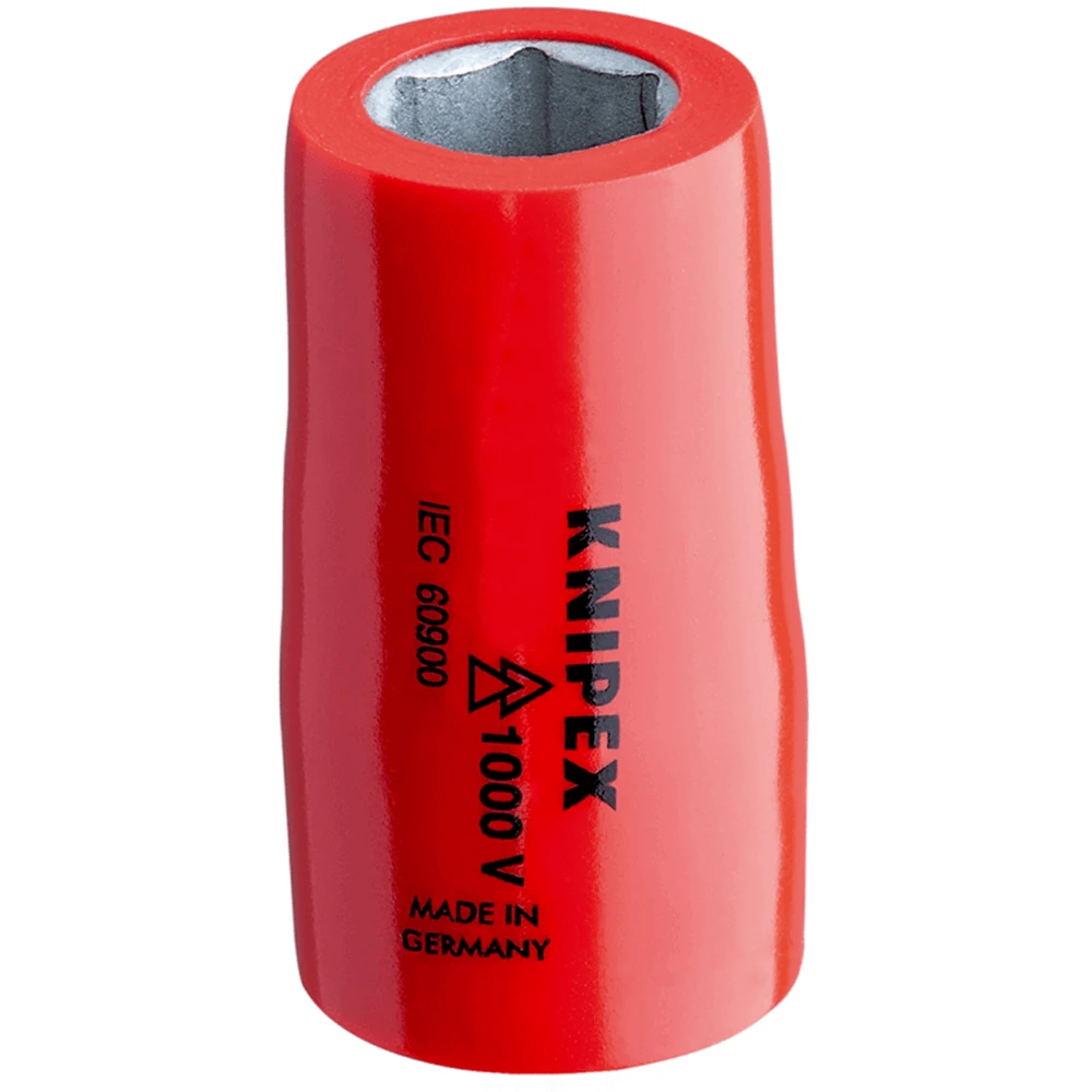 Knipex 1000V Insulated 11mm X 3/8" Drive Hex Socket - 983711 1 Knipex 1000V Insulated 11mm X 3/8" Drive Hex Socket - 983711