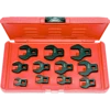 T&E Tools 11 Piece Imperial Open-End Crowsfoot Wrench Set - 3/8" Drive - TEBCF55/A