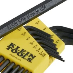 Klein Tools 12-Piece Imperial L Style Ball-End Hex Key Caddy Set - BLK12 -Hand Tool Shop blk12 004 25910.1697458182