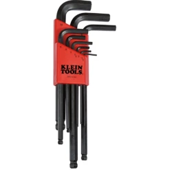 Klein Tools 9-Piece Metric L-Style Ball-End Hex Key Caddy Set - BLMK10
