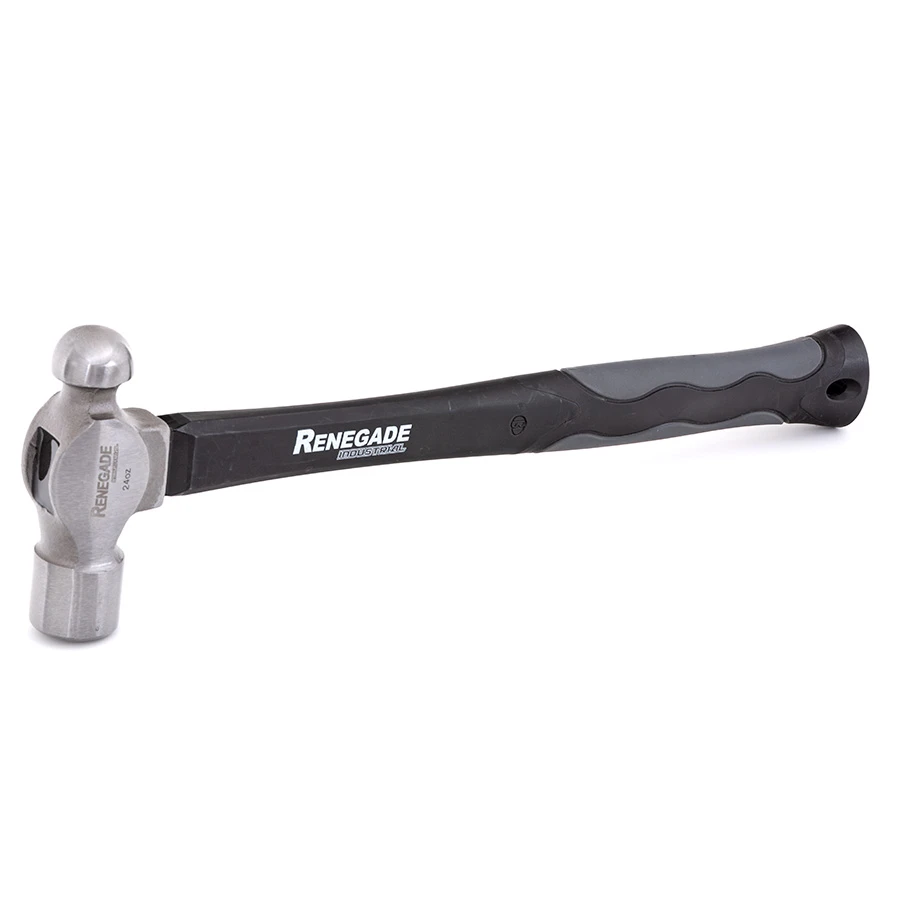 Renegade Industrial 680g (24oz) Ball Pein Fibreglass Hammer - BP24FP 2 Renegade Industrial 680g (24oz) Ball Pein Fibreglass Hammer - BP24FP - Image 2