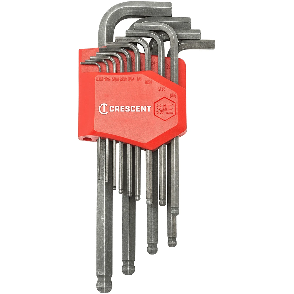 Crescent 13 Piece Imperial Ball End Hex Key Set - CHKLABALL13 1 Crescent 13 Piece Imperial Ball End Hex Key Set - CHKLABALL13