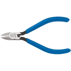 Klein Tools 108mm Tapered Nose Spring Electronics Diagonal Cutting Pliers - D257-4C