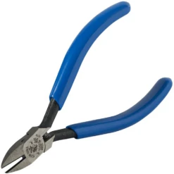 Klein Tools 108mm Tapered Nose Spring Electronics Diagonal Cutting Pliers - D257-4C -Hand Tool Shop d257 4c 003 69680.1697458230