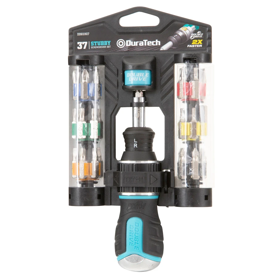 DuraTech 37 Piece DoubleDrive Stubby Screwdriver Set - DD65907 6 DuraTech 37 Piece DoubleDrive Stubby Screwdriver Set - DD65907 - Image 6