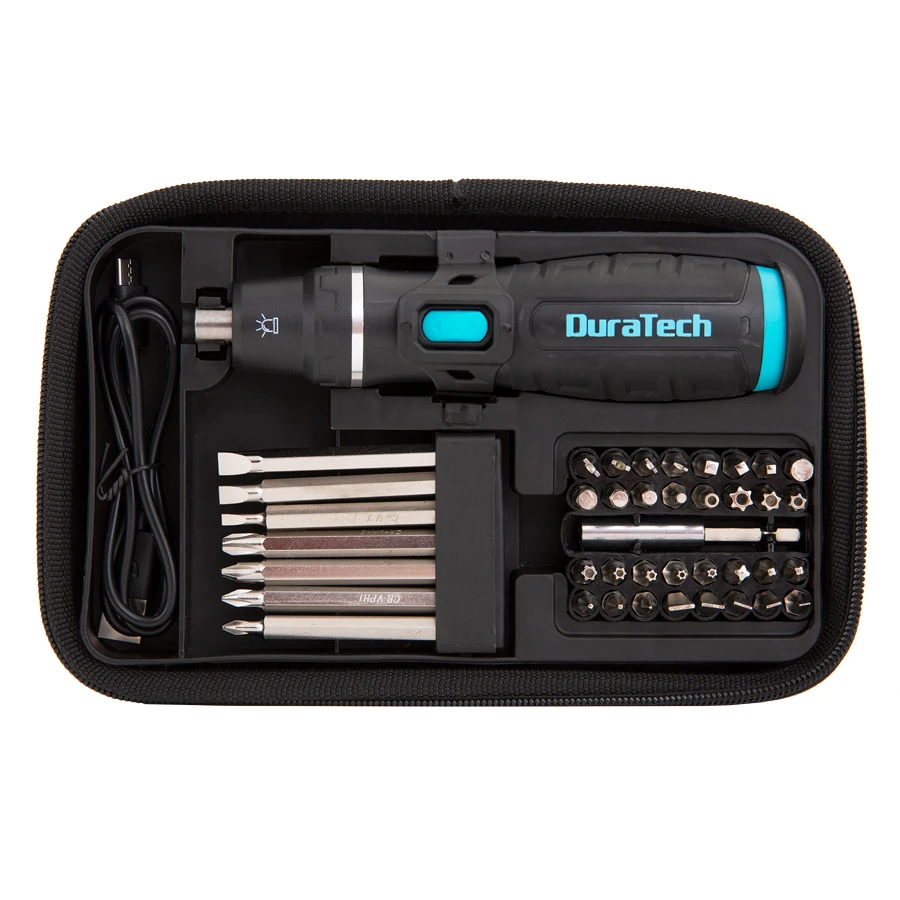 DuraTech 41 Piece 3.6v Li-Ion Precision USB Rechargeable Screwdriver Set - DT105009 2 DuraTech 41 Piece 3.6v Li-Ion Precision USB Rechargeable Screwdriver Set - DT105009 - Image 2