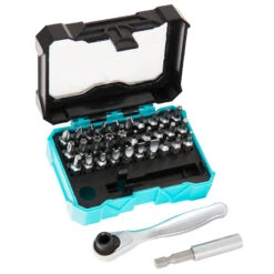DuraTech 1/4" Drive 32 Piece Ratchet Screwdriver & Bit Set - DT404027