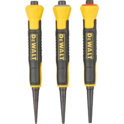 DeWALT 3 Piece Assorted Nail Punch Set - DWHT58018