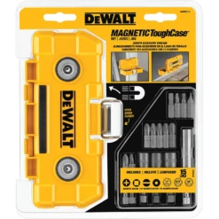 DeWALT 15 Piece Assorted Magnetic Tough Case Screwdriving Set - DWMTC15