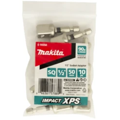 Makita 1/2" Drive X 50mm Impact XPS Socket Adaptor - 10 Pack - E-10350 -Hand Tool Shop e 10350 22597.1697460060