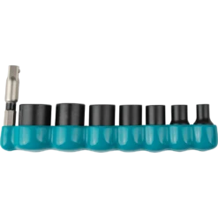 Makita 8 Piece Assorted 1/4" Impact XPS Imperial Socket Set - E-10419