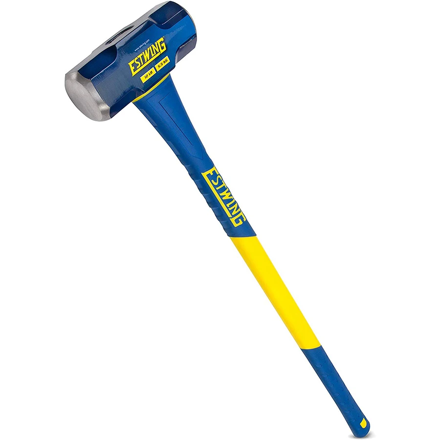 Estwing 5.5Kg (12Lb) Sledge Hammer 900mm Fibreglass Handle - ESH-1236F 1 Estwing 5.5Kg (12Lb) Sledge Hammer 900mm Fibreglass Handle - ESH-1236F