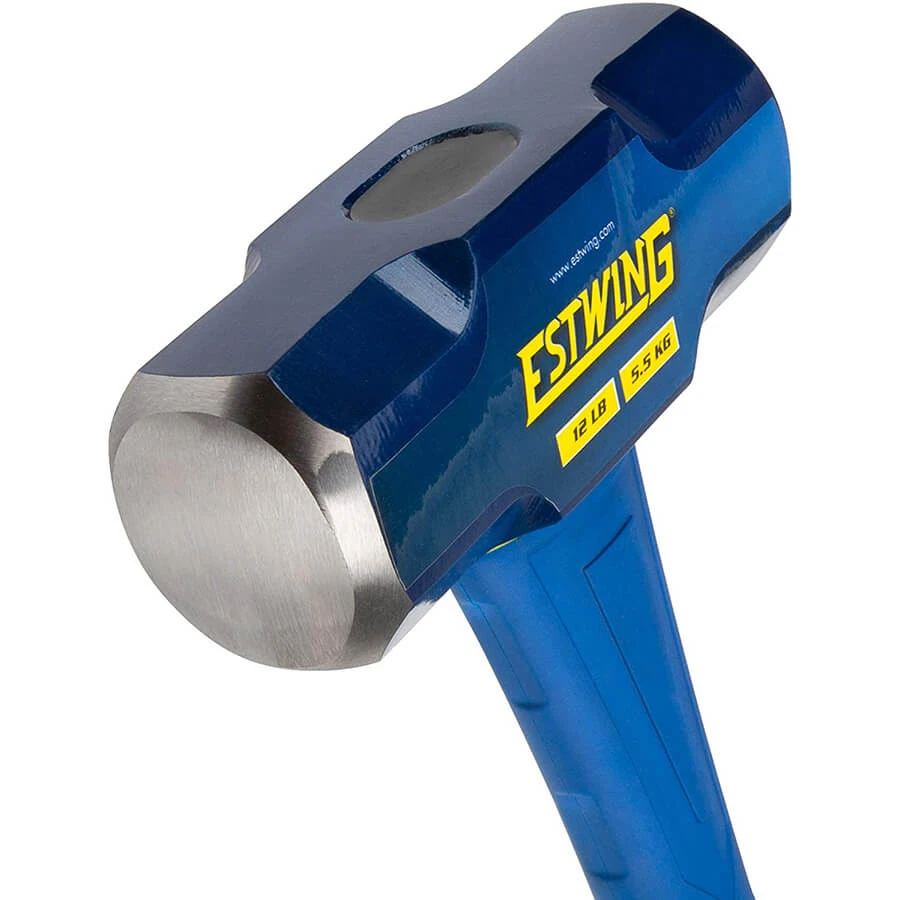 Estwing 5.5Kg (12Lb) Sledge Hammer 900mm Fibreglass Handle - ESH-1236F 2 Estwing 5.5Kg (12Lb) Sledge Hammer 900mm Fibreglass Handle - ESH-1236F - Image 2