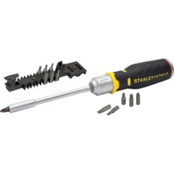 Stanley FATMAX Standard Ratchet Screwdriver With 12 Bits - FMHT0-62690