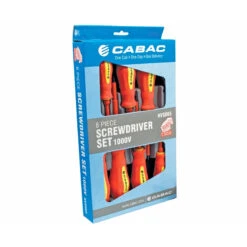 Cabac 8 Piece 1000V Insulated Electrician Screwdriver Set - HVSDK5