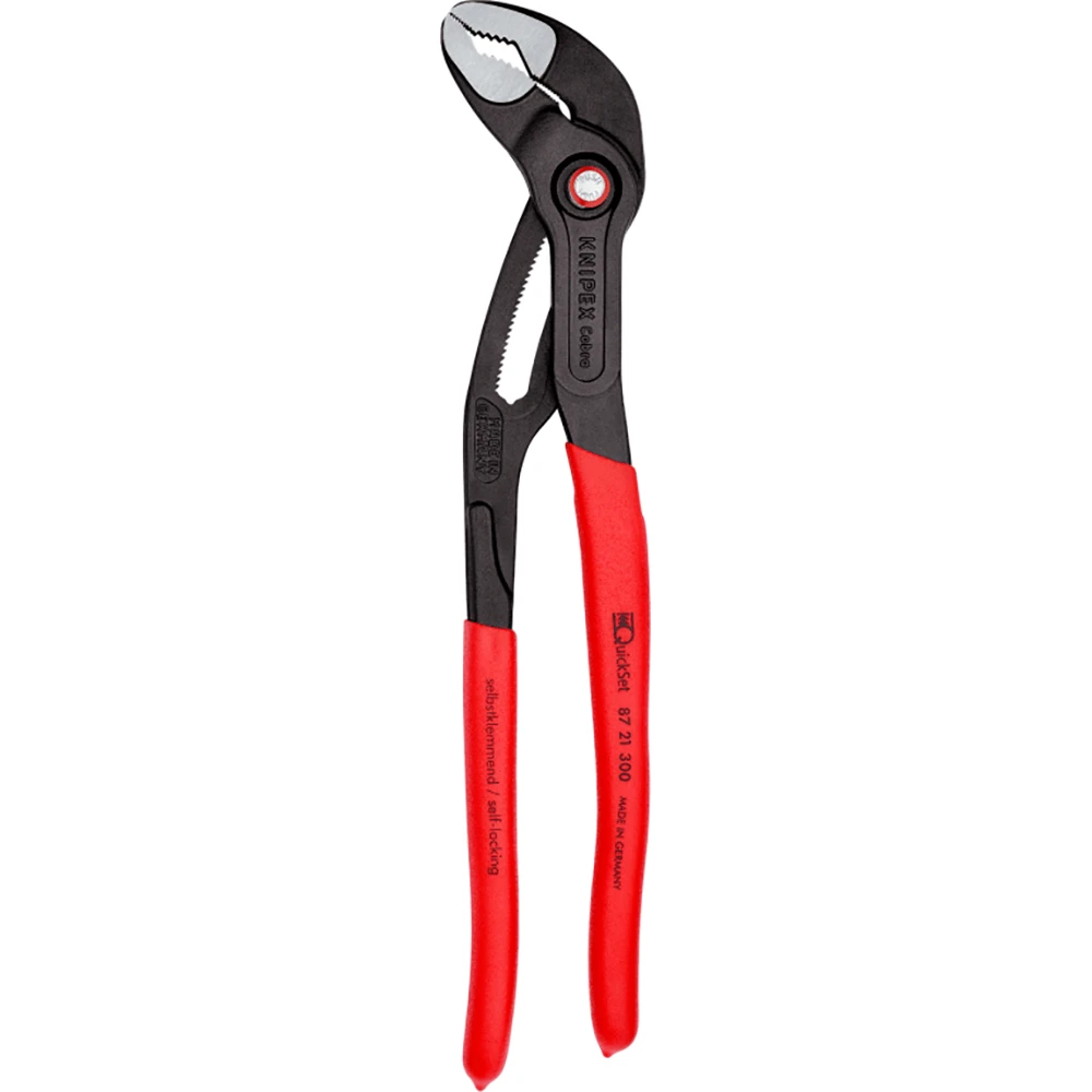 Knipex 300mm Cobra QuickSet Water Pump Pliers - 8721300 1 Knipex 300mm Cobra QuickSet Water Pump Pliers - 8721300