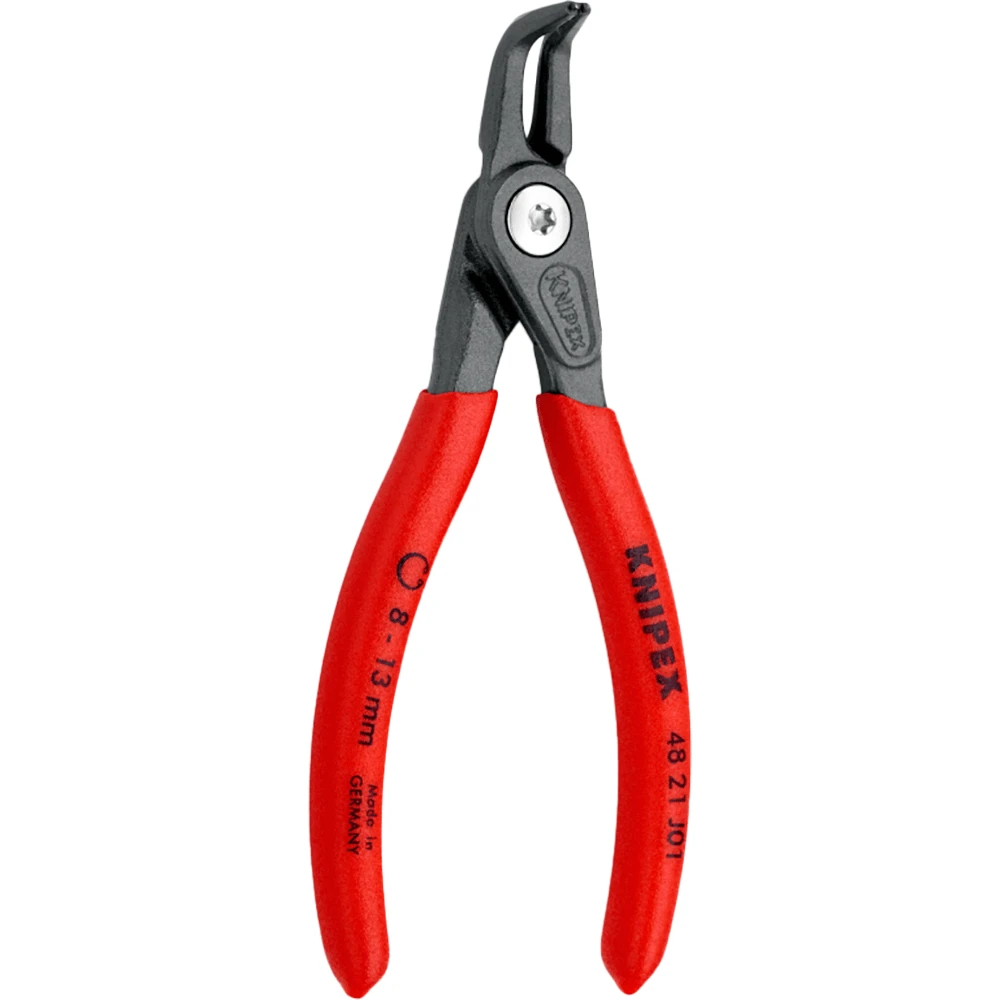 Knipex 130mm Internal 8-13mm 90 Degree Bent Precision Circlip Pliers - 4821J01 1 Knipex 130mm Internal 8-13mm 90 Degree Bent Precision Circlip Pliers - 4821J01