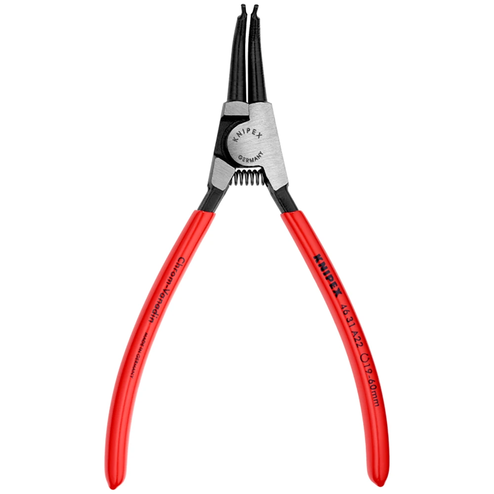 Knipex 185mm External 19-60mm 45 Degree Bent Forged Tips Circlip Pliers - 4631A22 3 Knipex 185mm External 19-60mm 45 Degree Bent Forged Tips Circlip Pliers - 4631A22 - Image 3