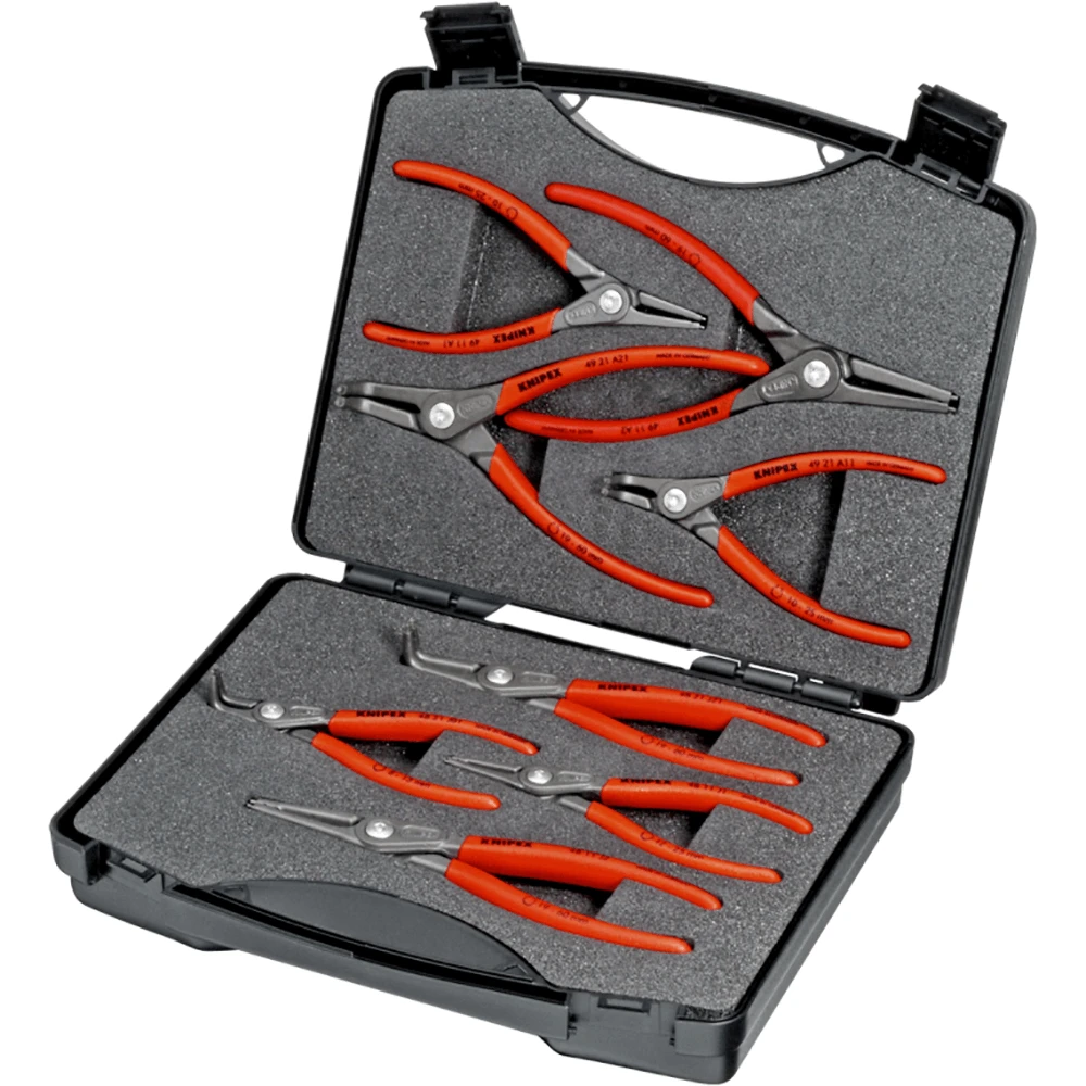 Knipex 8 Piece Precision Circlip Pliers Set - 002125 1 Knipex 8 Piece Precision Circlip Pliers Set - 002125