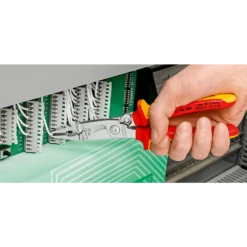 Knipex 1000V Insulated 200mm Tethered Electrical Installation Pliers - 1396200T -Hand Tool Shop im0010079 24935.1697457697