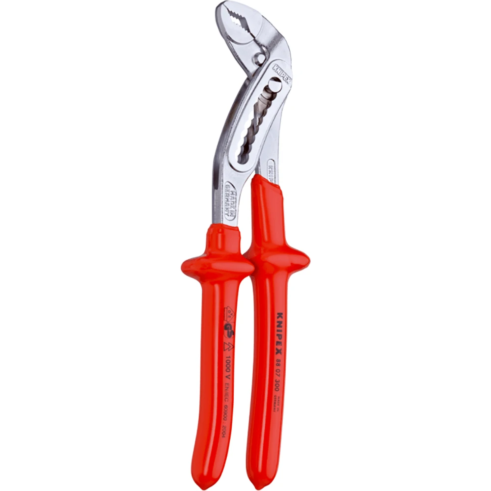 Knipex 1000V Insulated 300mm Alligator Water Pump Pliers - 8807300 1 Knipex 1000V Insulated 300mm Alligator Water Pump Pliers - 8807300
