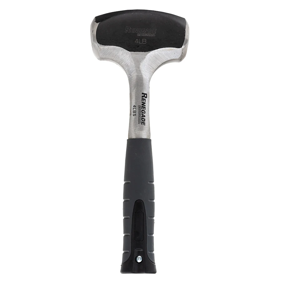 Renegade Industrial 1.8Kg (4Lb) Steel Handle Club Hammer - JAF4LB 1 Renegade Industrial 1.8Kg (4Lb) Steel Handle Club Hammer - JAF4LB