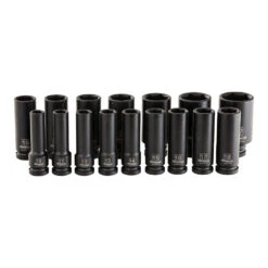 Renegade Industrial 1/2" Drive 16 Piece Metric Deep Impact Socket Set - RI1216MDIS -Hand Tool Shop ri1216mdis 003 35474.1697455817