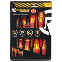 Renegade Industrial 9 Piece Insulated Screwdrivers Set - RI9PESS -Hand Tool Shop ri9pess 2 31671.1697456597