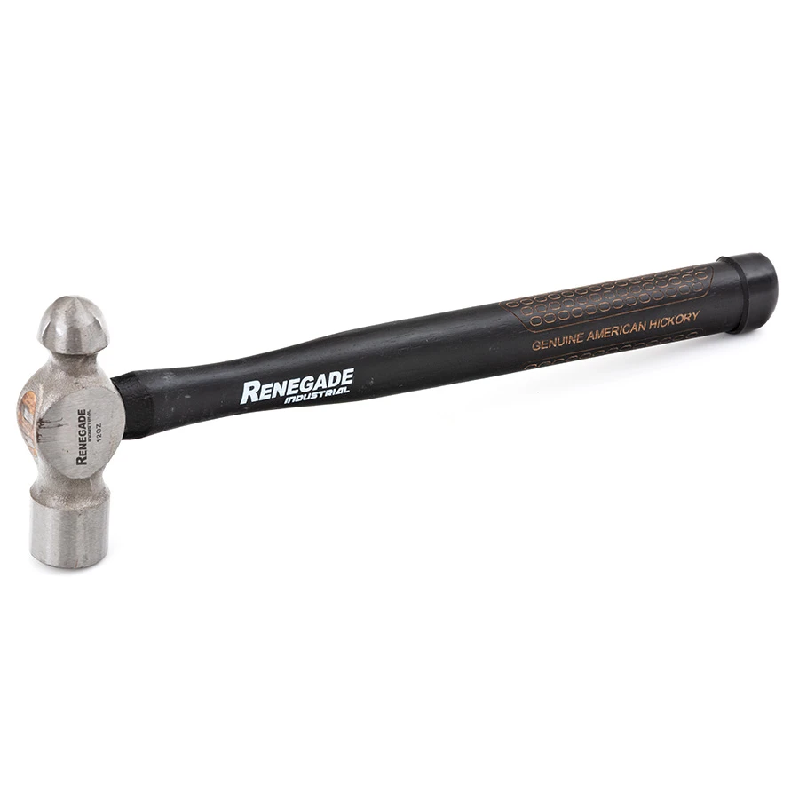 Renegade Industrial 350g (12oz) Timber Handle Ball Pein Hammer - RIAHBP12 2 Renegade Industrial 350g (12oz) Timber Handle Ball Pein Hammer - RIAHBP12 - Image 2