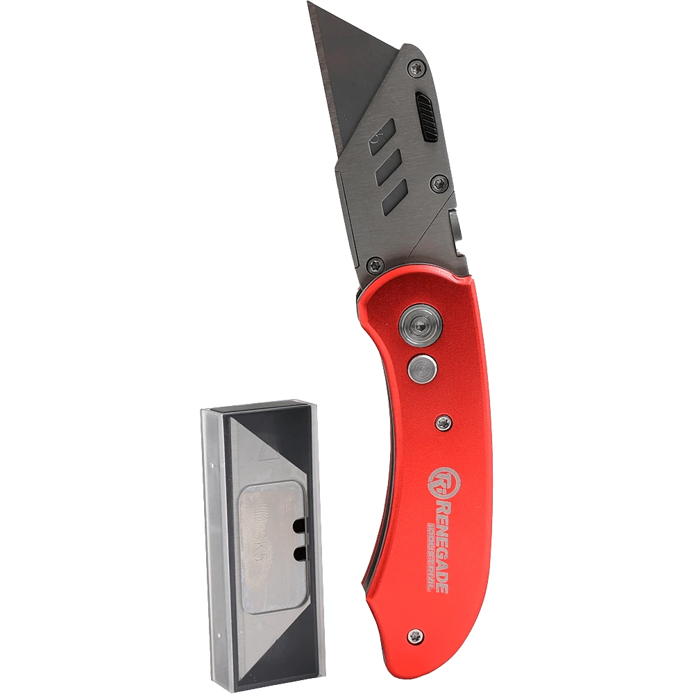 Renegade Industrial Folding Utility Knife - RIFBK7 2 Renegade Industrial Folding Utility Knife - RIFBK7 - Image 2