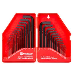 Renegade Industrial 30 Piece Metric & Imperial Hex Key Set - RIGKW30