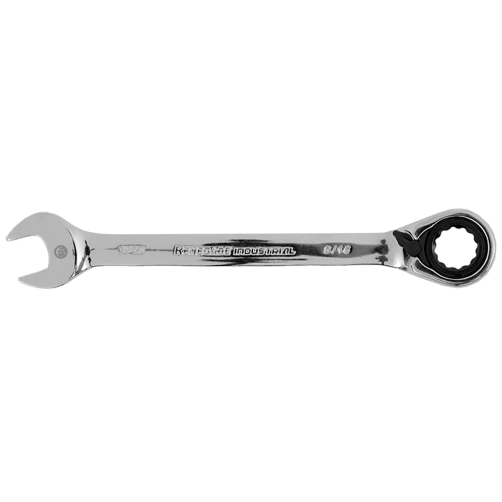 Renegade Industrial 9/16" Imperial Ratchet Spanner - RIGW916I 1 Renegade Industrial 9/16" Imperial Ratchet Spanner - RIGW916I