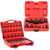 Renegade Industrial 1/2" Drive 42 Piece Impact Socket Set & Bonus RI11ISAS Adaptor Set - RIISS1242-11ISAS