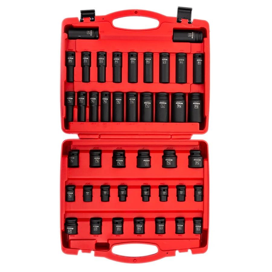 Renegade Industrial 1/2" Drive 42 Piece Impact Socket Set & Bonus RI11ISAS Adaptor Set - RIISS1242-11ISAS 3 Renegade Industrial 1/2" Drive 42 Piece Impact Socket Set & Bonus RI11ISAS Adaptor Set - RIISS1242-11ISAS - Image 3