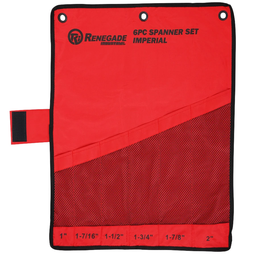 Renegade Industrial 6 Piece Imperial Jumbo Spanners Set - RIJS6I 2 Renegade Industrial 6 Piece Imperial Jumbo Spanners Set - RIJS6I - Image 2