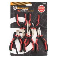 Renegade Industrial 5 Piece 115mm Mini Pliers Set - RIMPS5 -Hand Tool Shop rimps5 004 38190.1697456649