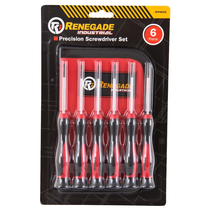 Renegade Industrial 6 Piece Precision Screwdriver Set - RIPRE6S 5 Renegade Industrial 6 Piece Precision Screwdriver Set - RIPRE6S - Image 5